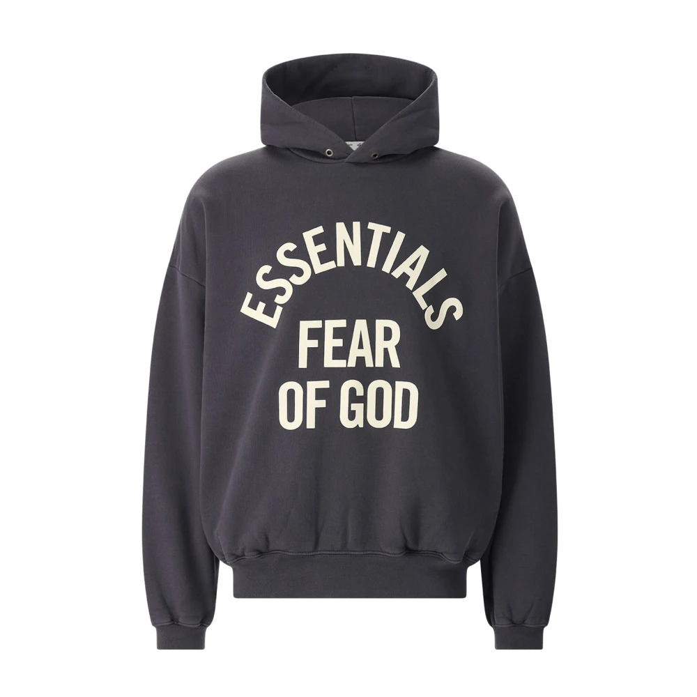 Fear Of God Black Hoodies, Male, Xs, Campus 90S Hoodie