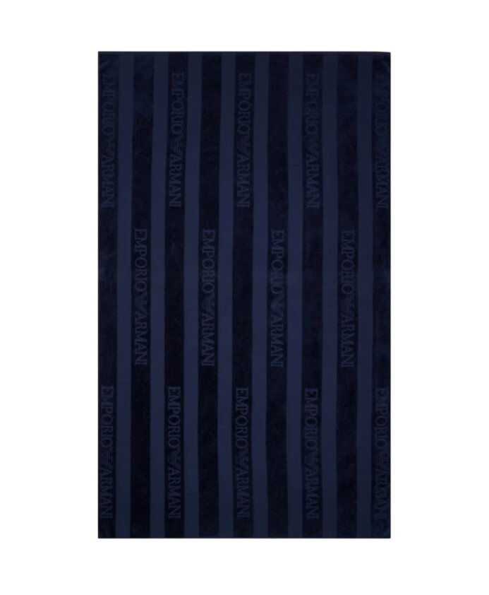serviette-eponge-rayee-en-coton