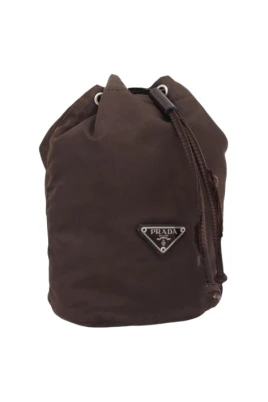 Pre-owned Nylon Pouch