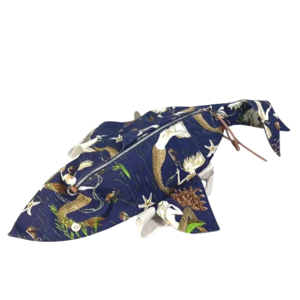 Loewe Pre-owned Fabric travel-bags Blue Dames