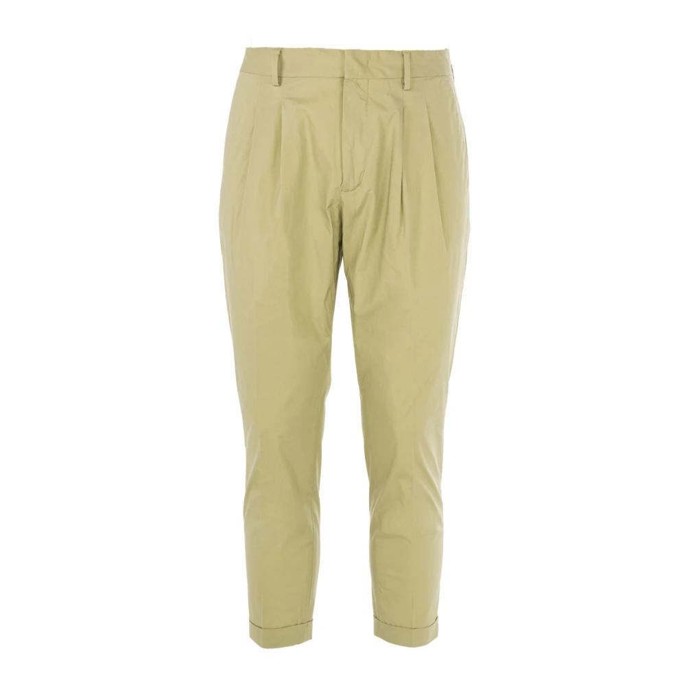 Liu Jo Elegante Katoenen Chino Broek Beige Heren