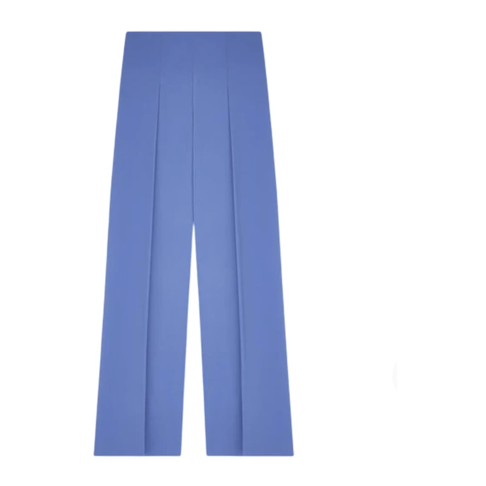 Emporio Armani Vrouw Blauw Broeken Dames, L, Wijde Broeken