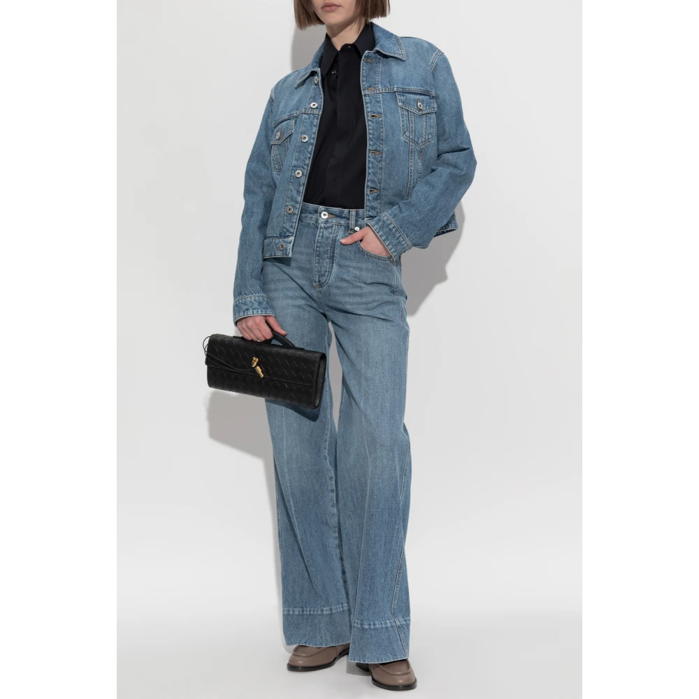 Bottega Veneta Denim jas Blue Dames