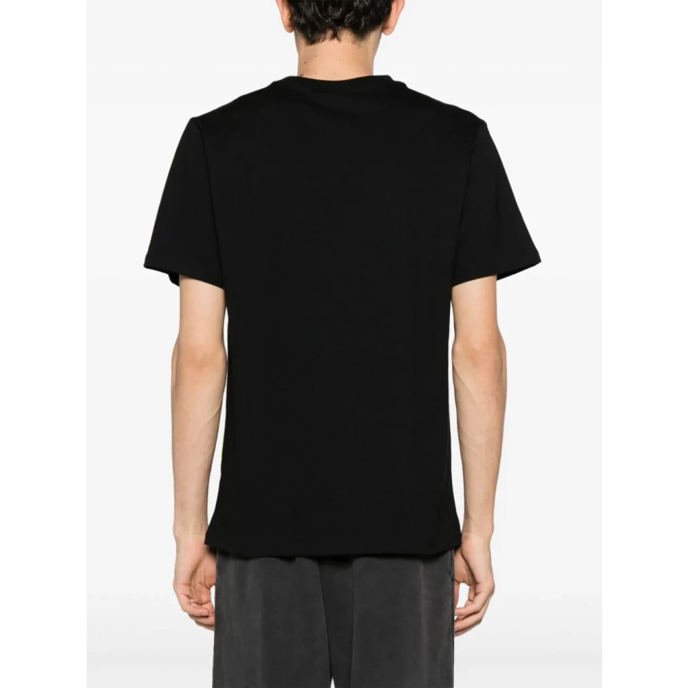 Barrow Bedrukte Crewneck T-shirts en Polos Black Heren