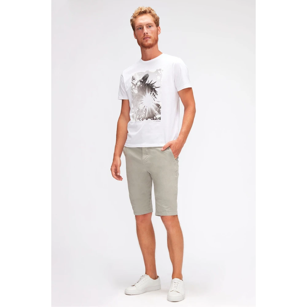 7 For All Mankind Shorts de sport décontractés pour hommes Gray Heren