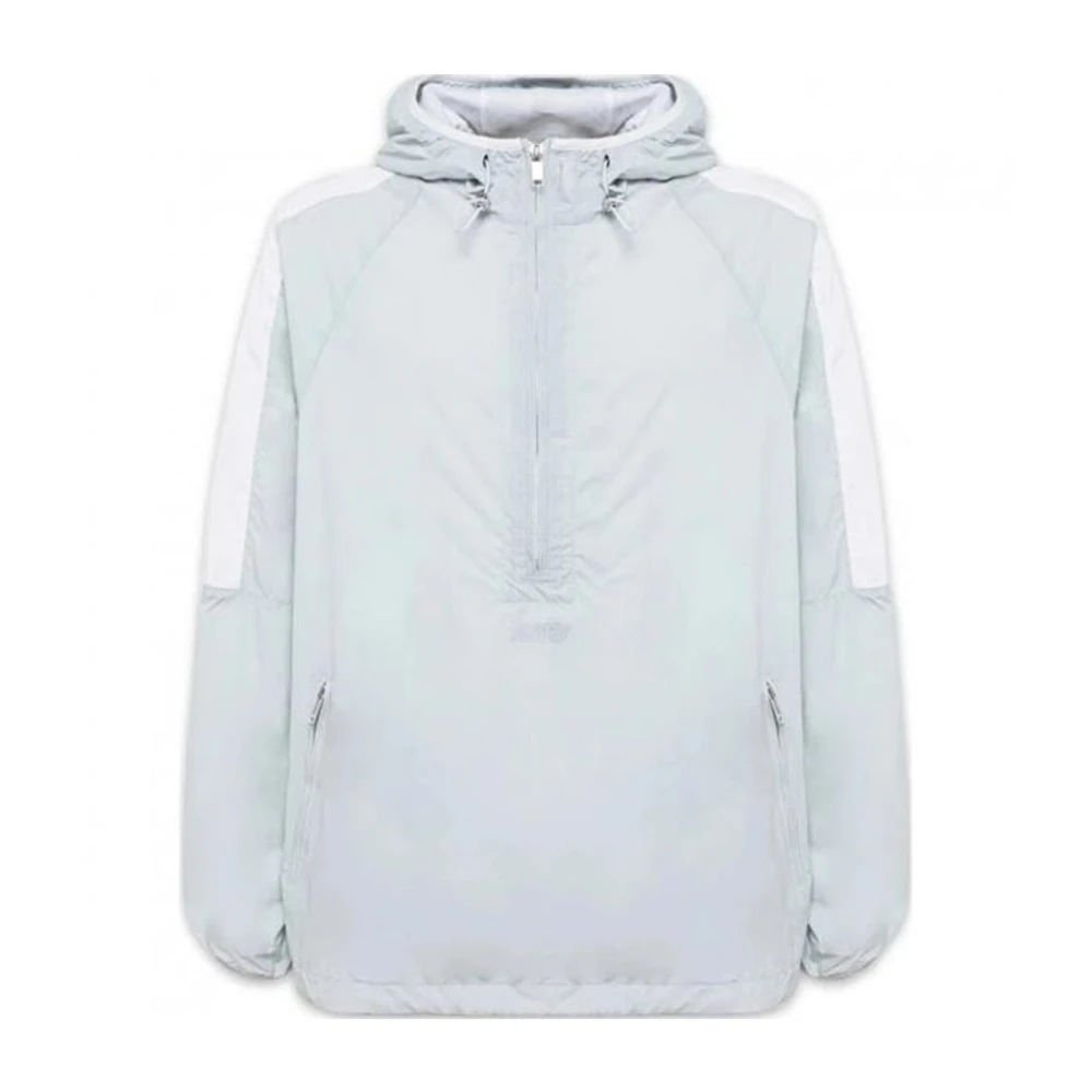 Autry Men's Blue Windbreaker Jacket - Light Jackets - Xl - Jackets