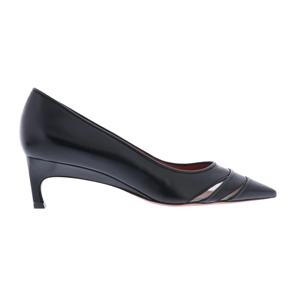 Santoni Dames Decollete 4CM Black, Dam