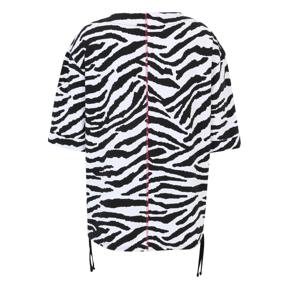 Doris S Sweatshirt met dierenprint en roze en zwarte motieven Multicolor Dames