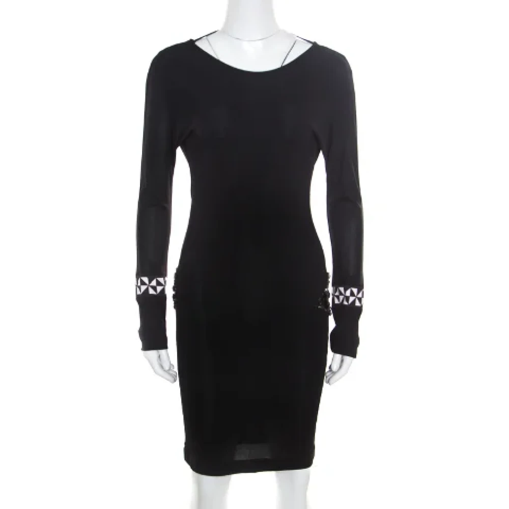 Emilio Pucci Pre-owned Viscose dresses Black Dames