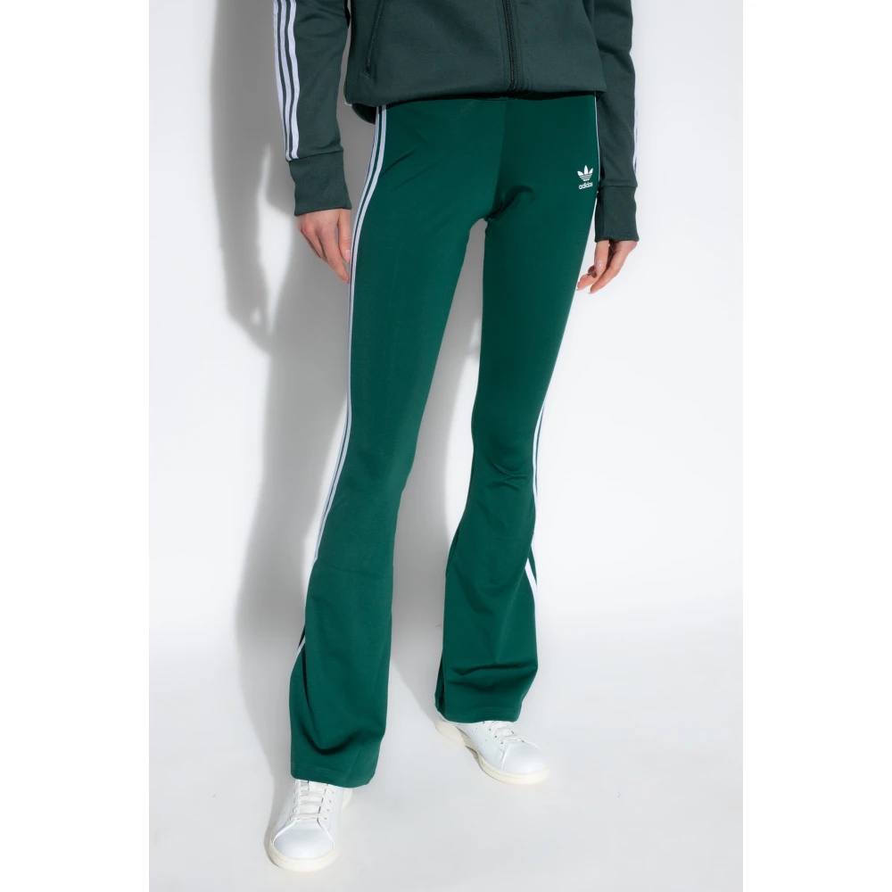 adidas Originals Wijduitlopende broek Green Dames