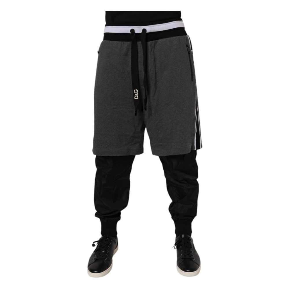Dolce & Gabbana Men's Black Sweatpants, Xl, Jogger Trousers