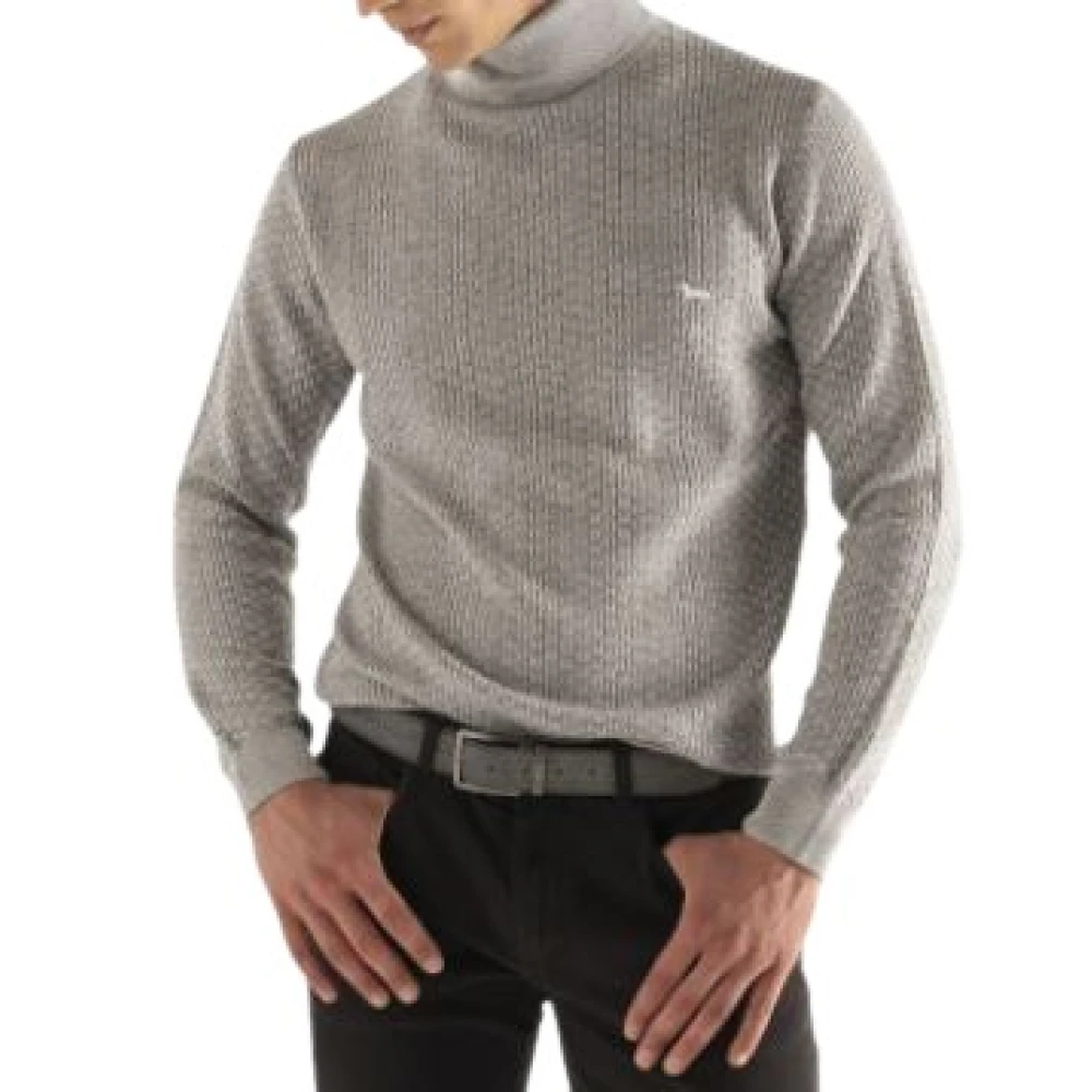 Harmont & Blaine Mannelijk Grijs Turtleneck Sweater