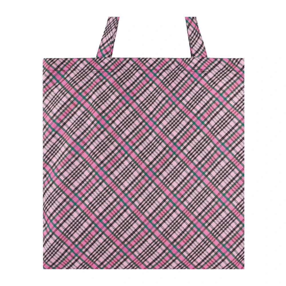 Philosophy di Lorenzo Serafini Fuchsia Twill Tas met Voorprint Pink Dames