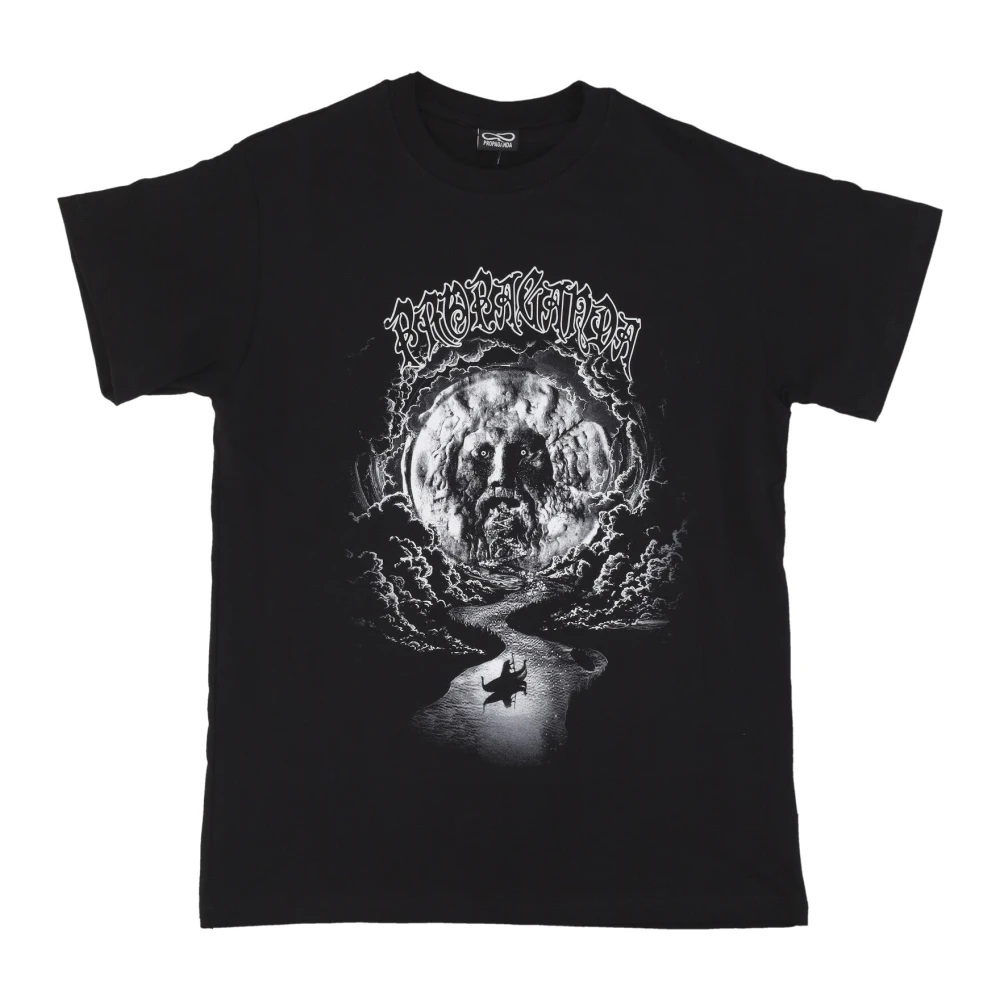 Propaganda Zwarte Heren Tee Korte Mouw Black Heren
