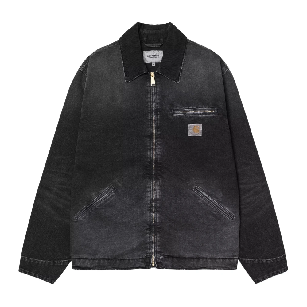 Carhartt Wip Men's Black Denim Jackets, Xl, Og Detroit Jacket