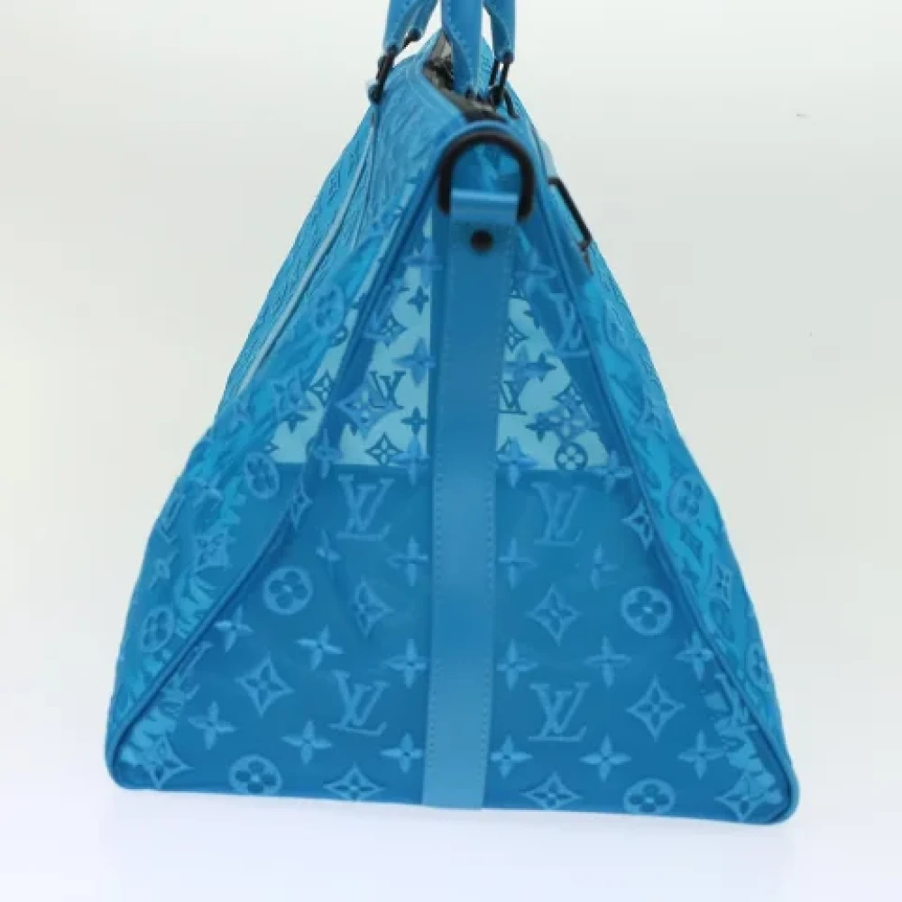 Louis Vuitton Vintage Pre-owned Fabric travel-bags Blue Dames