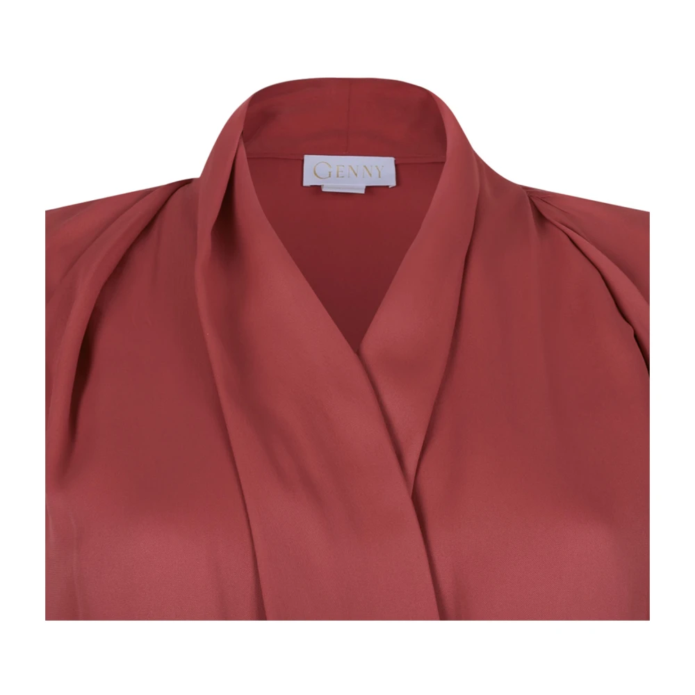 Genny Stijlvolle Overhemden Collectie Brown Dames