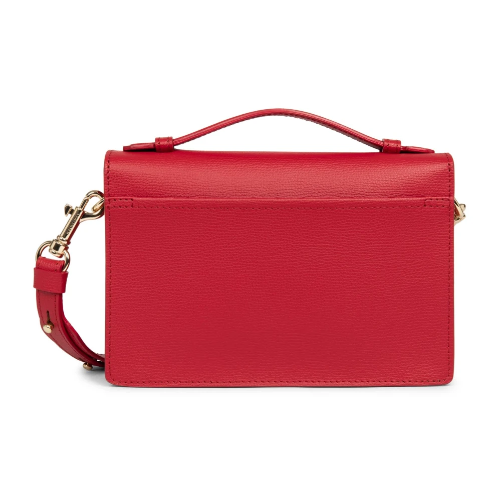 Lancaster Elegante Flap Handtas met Sluiting Zoé 480-011 Rood Red Dames