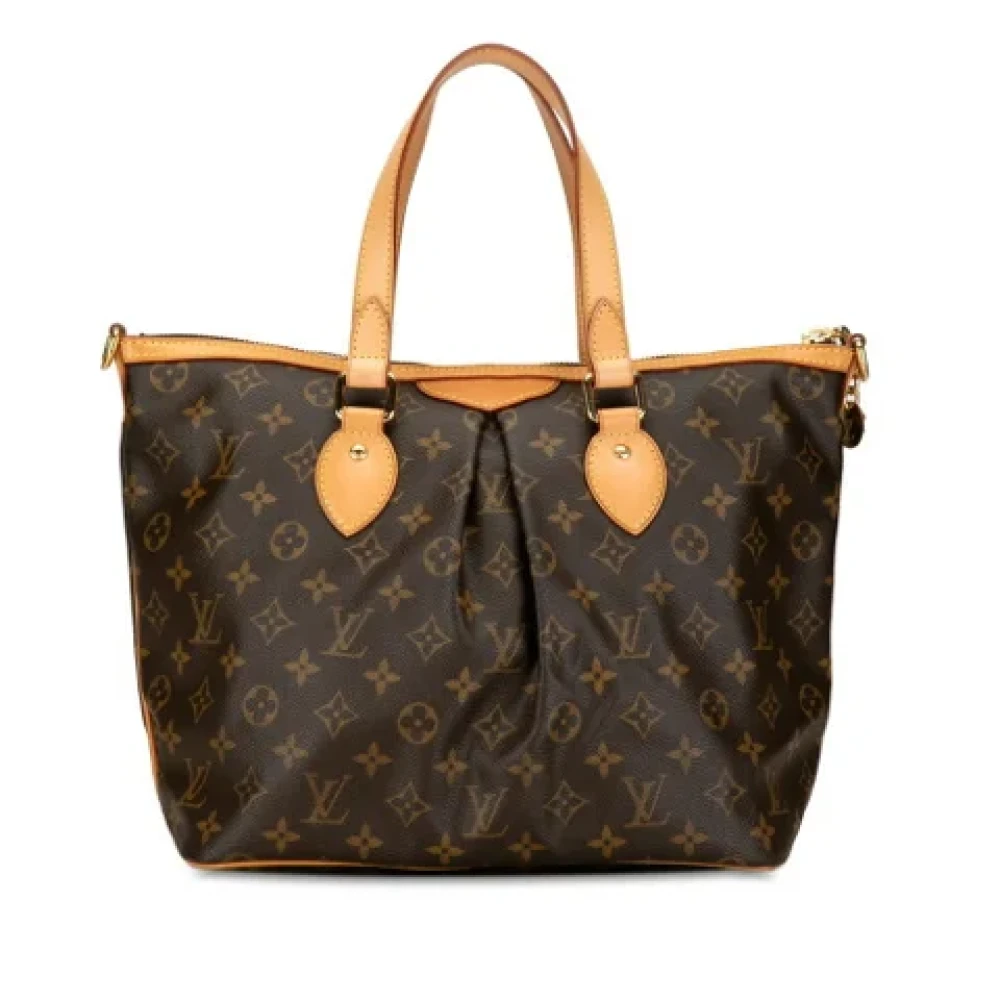 Louis Vuitton Vintage Pre-owned Plastic handbags Brown Dames