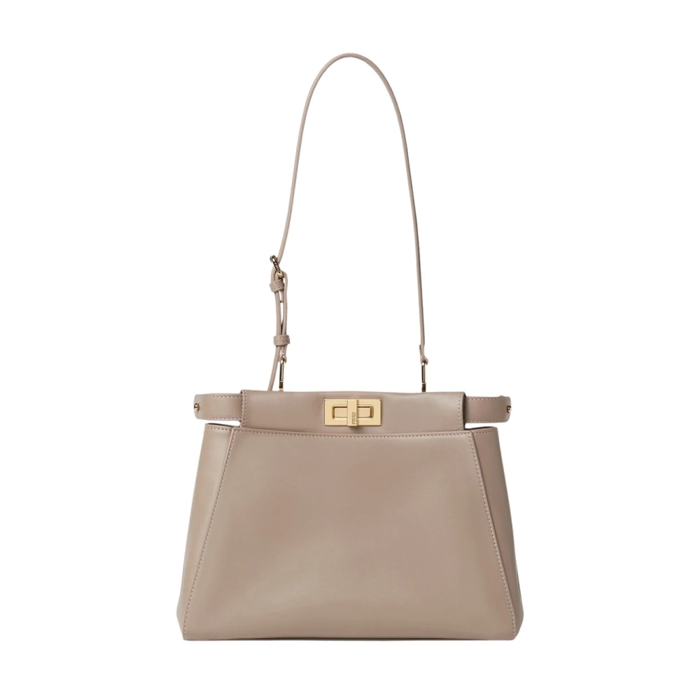 Fendi , Shoulder Bags, Female, Beige, One Size, My Peekaboo Small Bag