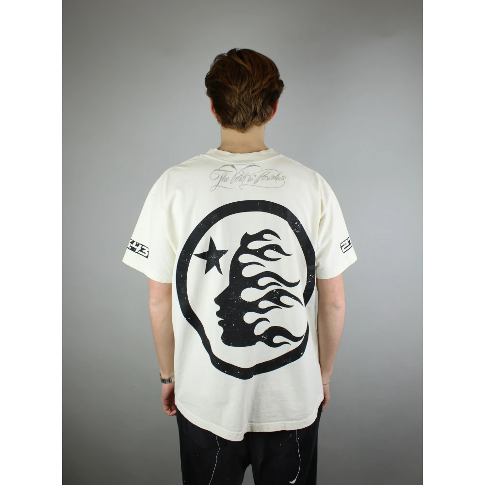 Hellstar Pad Naar Paradijs Grafische T-shirt White Heren