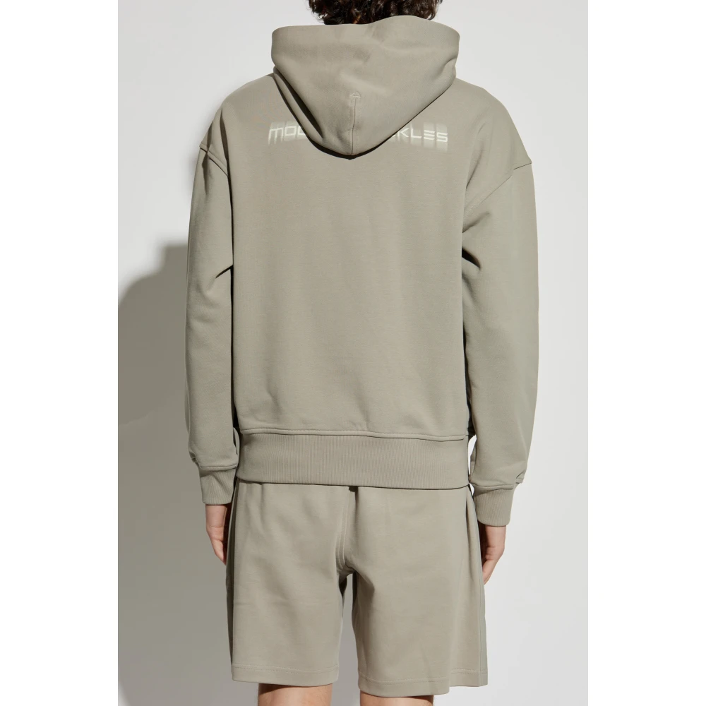 Moose Knuckles Hoodie Gray Heren