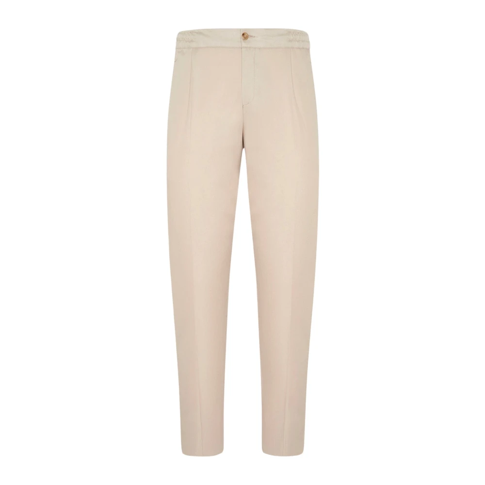 Kiton - Trousers > Chinos - Beige - Kiton - Modalova