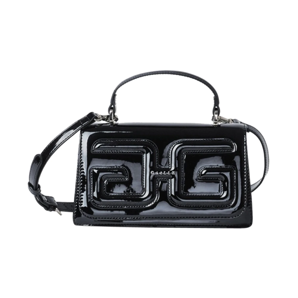 Gaëlle Paris Zwarte Maxi Patch Double G Handtas Black Dames