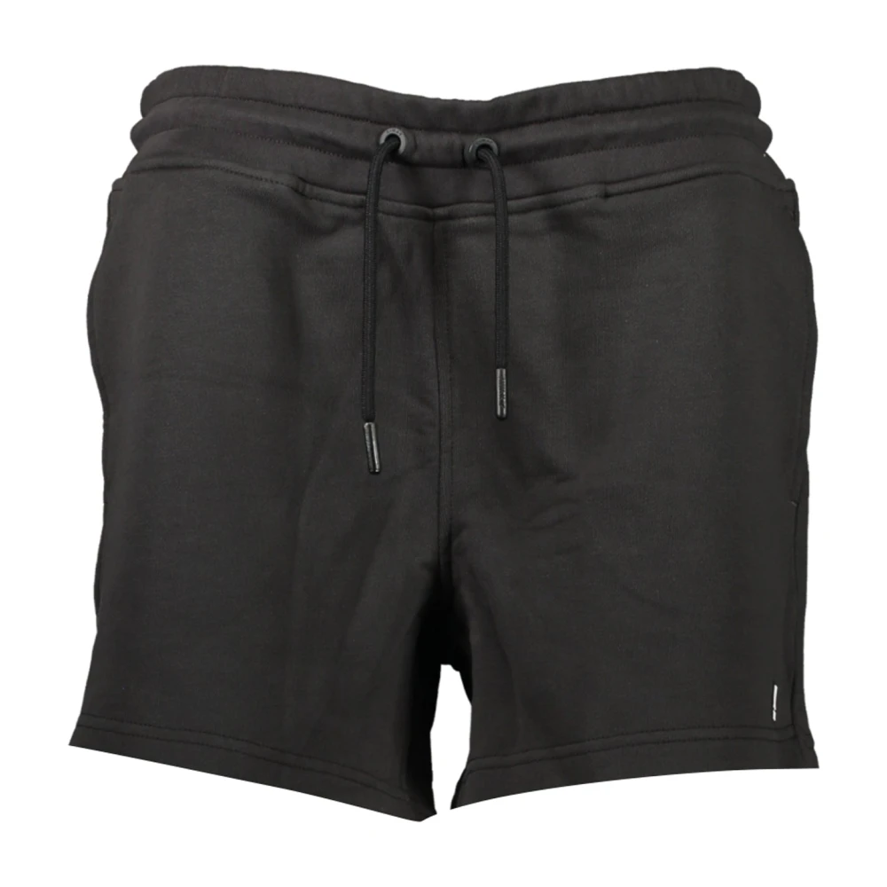 K-way Sportieve Zwarte Dames Shorts met Elastische Taille Black Dames