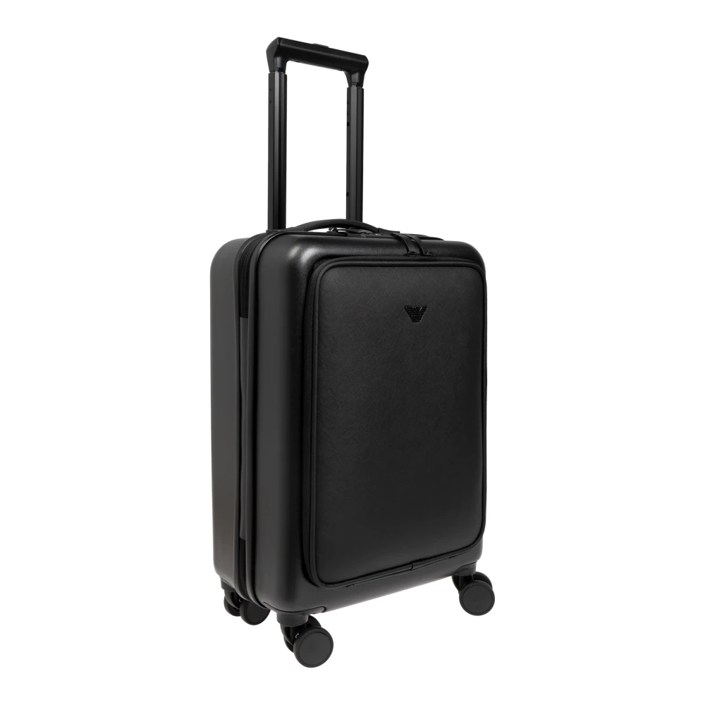 Emporio Armani Koffer op wielen Black Heren