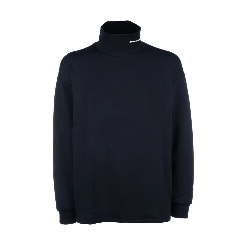 Emporio Armani Stijlvolle Sweatshirt voor Mannen Black Heren