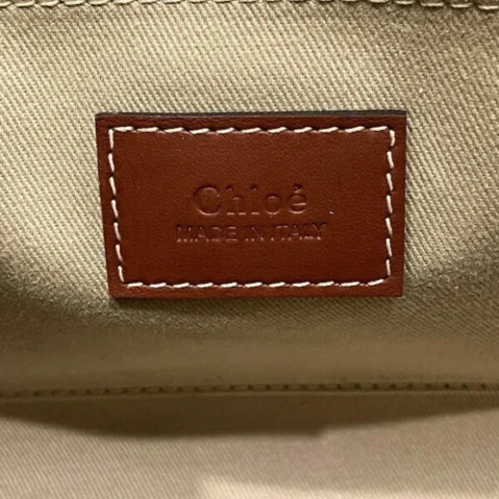 Chloé Pre-owned Canvas handbags Brown Dames
