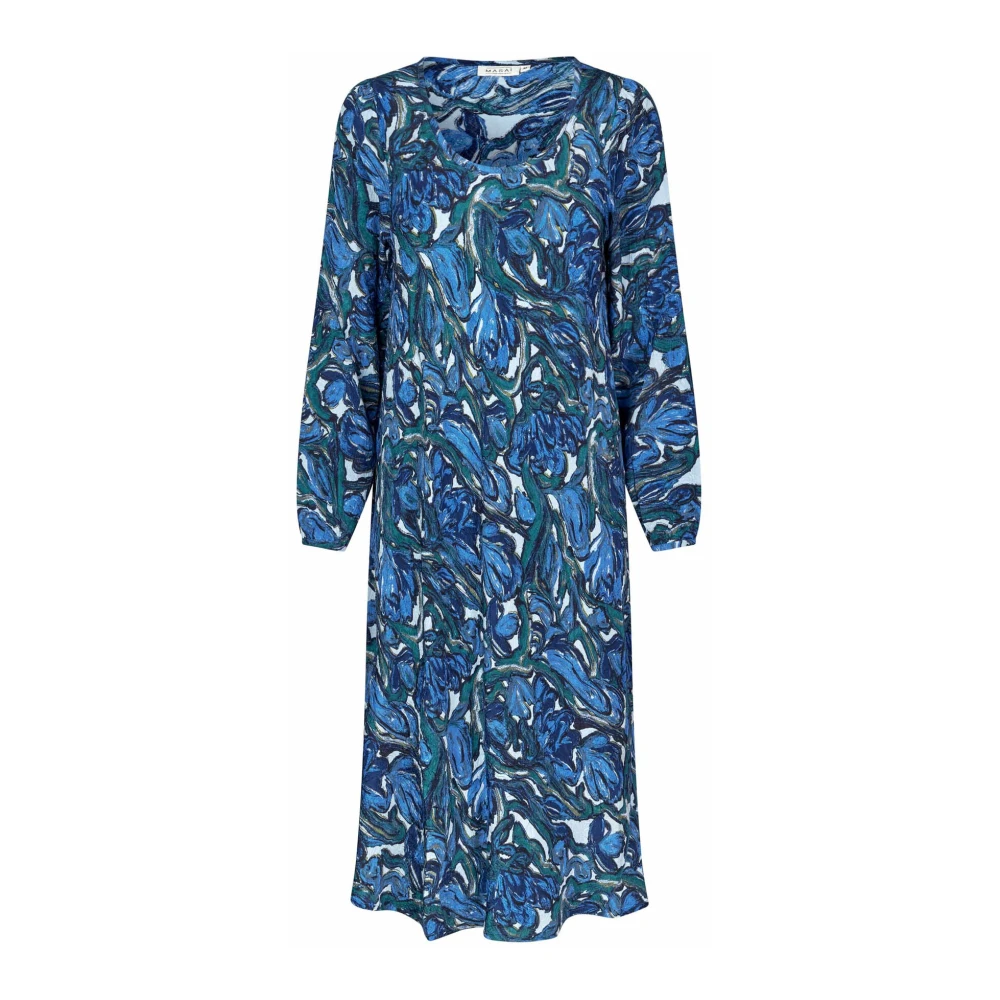 Masai Blauwe Mist Jurk Manoculla Stijl Gray Dames