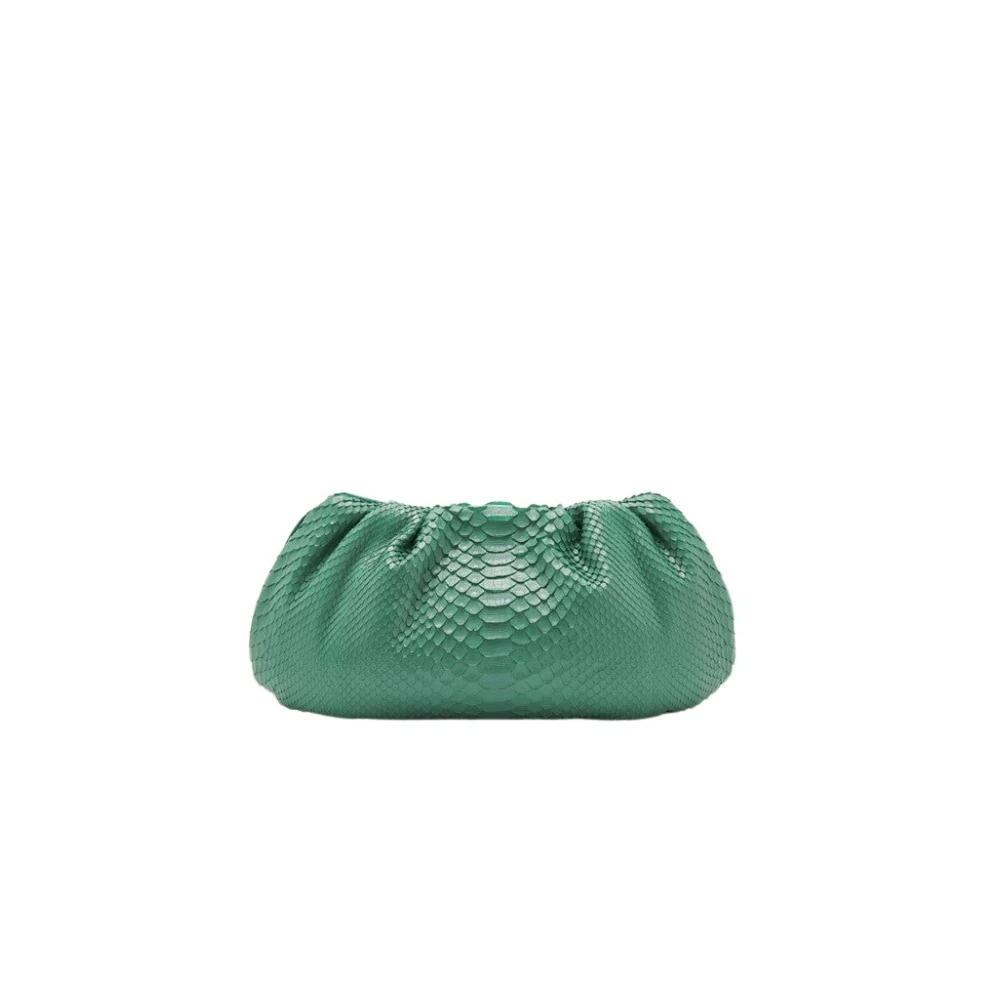 Biagini Groene Python Clutch Handtas Green Dames
