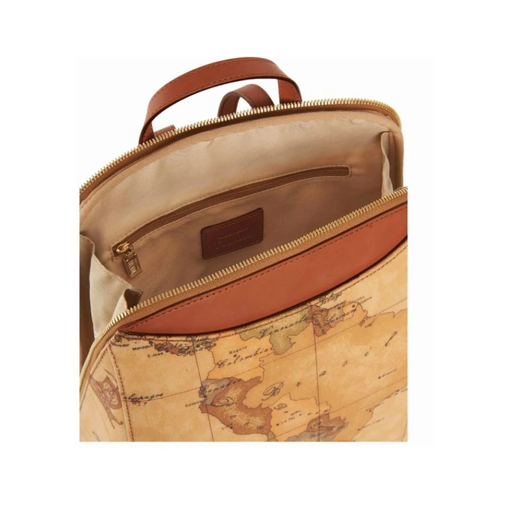 Alviero Martini 1a Classe Stijlvolle Rugzak voor Dagelijks Gebruik Beige Dames