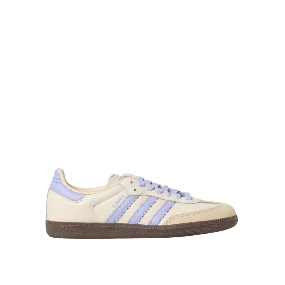 Adidas Originals Women's White Samba Classic Leather Sneakers