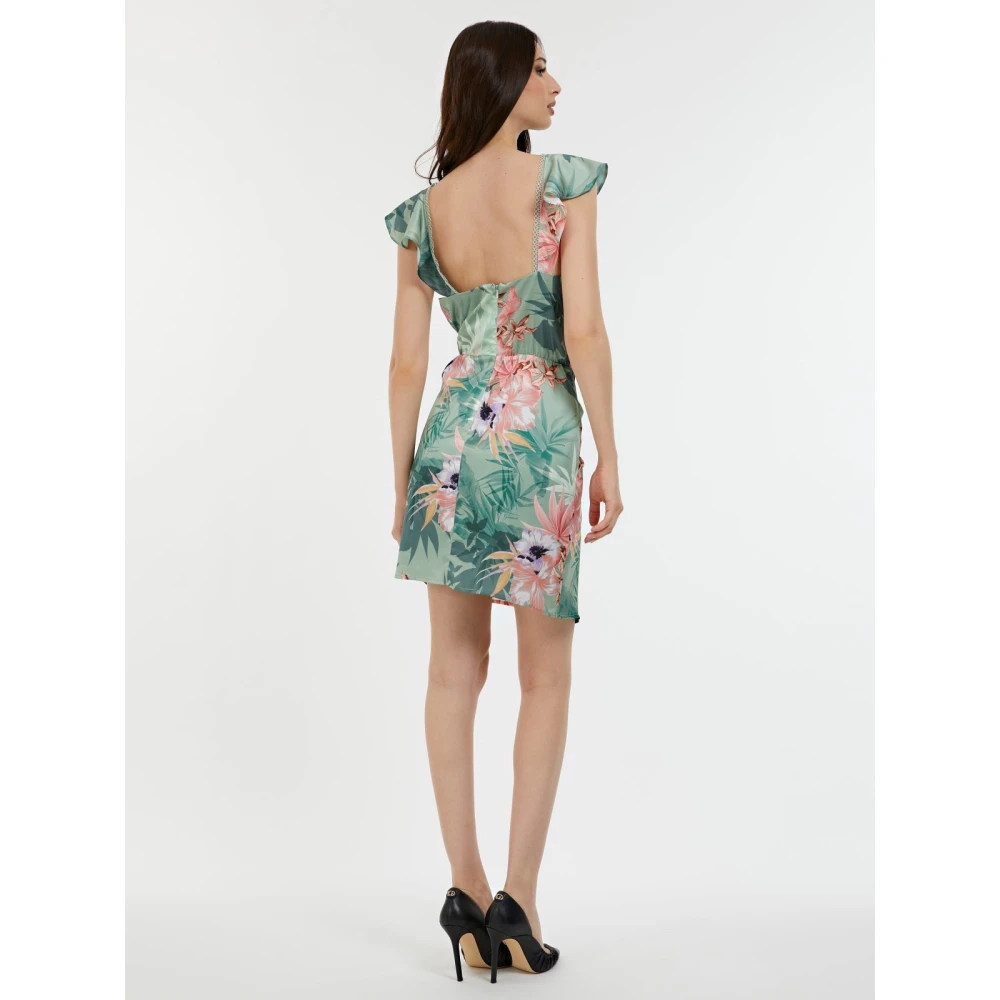Guess Multi Color Textiel Jurk Multicolor Dames