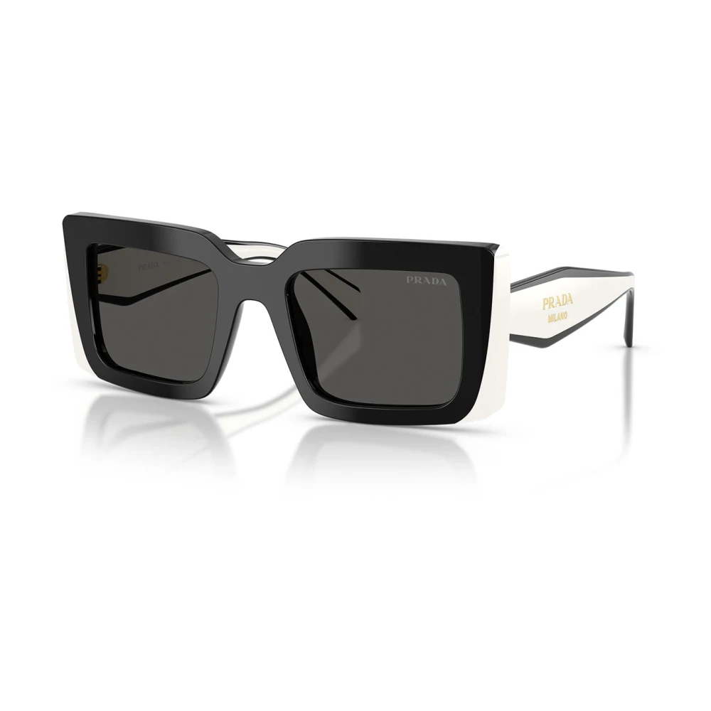 Prada Vrouw Zwart Pr D01s Zonnebril