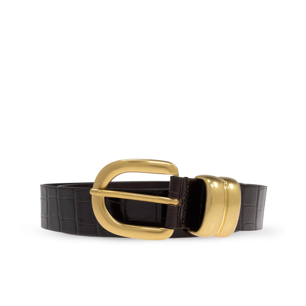 By Malene Birger Leren riem By Herenne Birger Black Dames