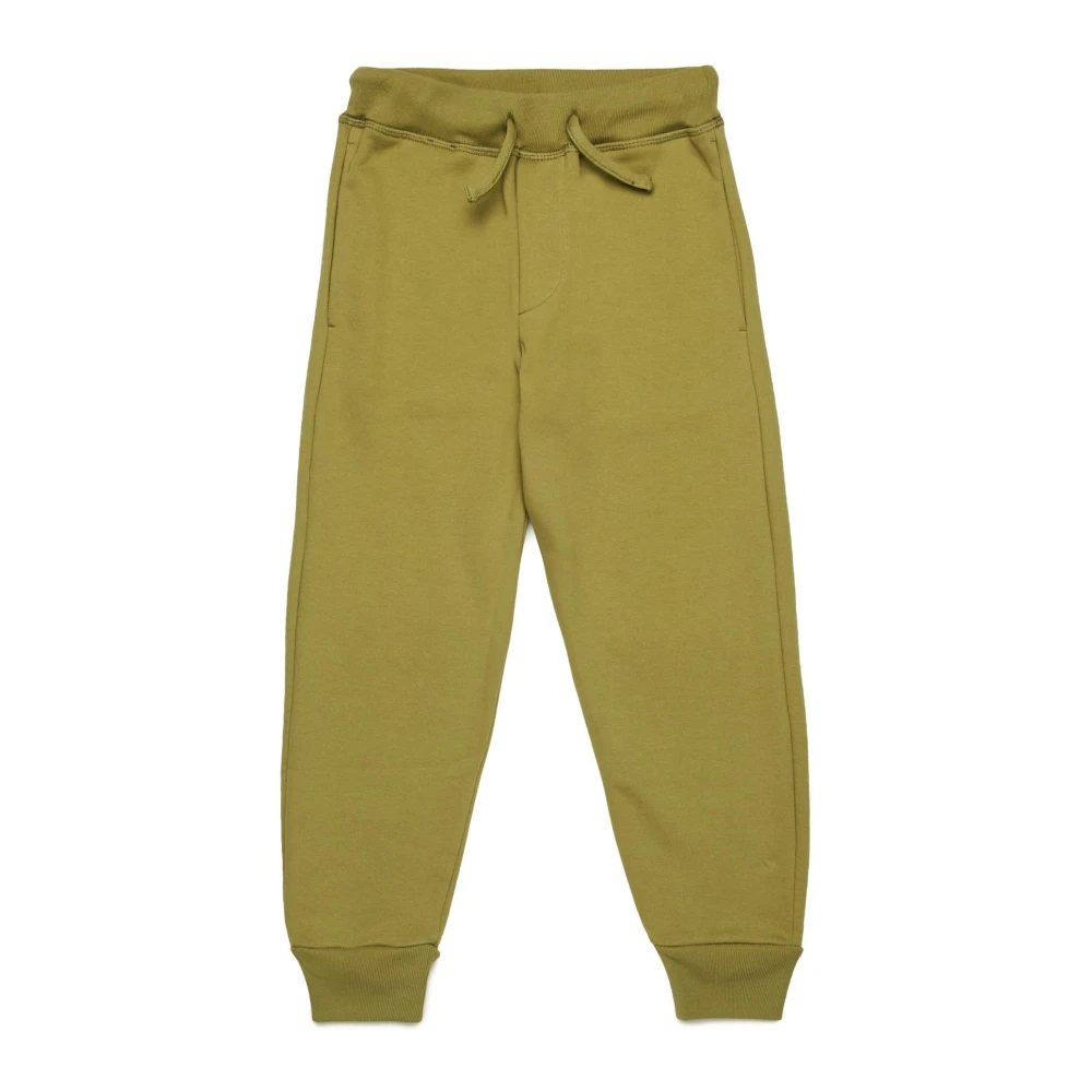 Dsquared2 Barn Tryckt Elastisk Midja Byxor Green, Pojke