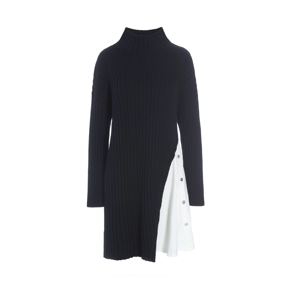 Bitte Kai Rand Zwarte Gebreide Lange Blouse Black Dames