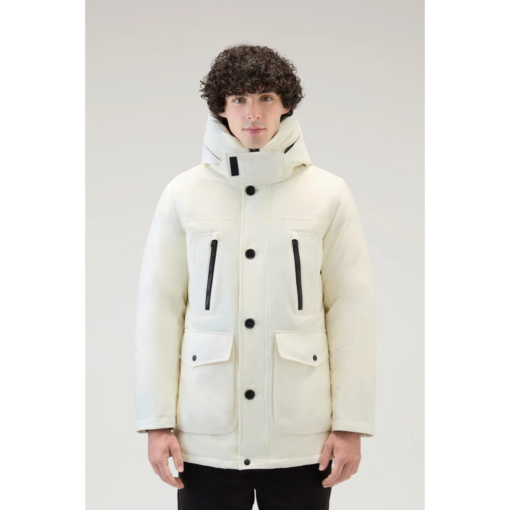 Woolrich Arctic Parka Nieuwe Silhouet White Heren