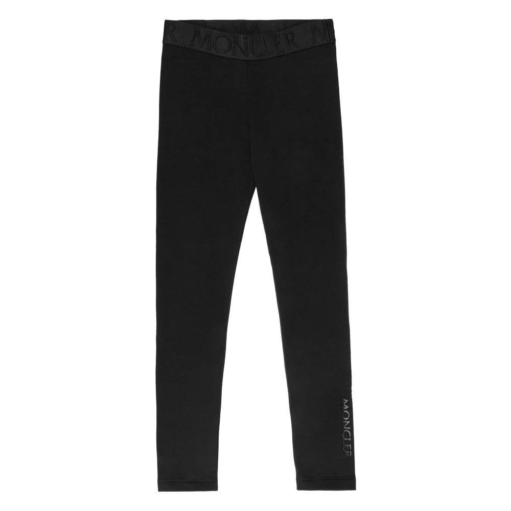 Moncler Barn Stretchbyxor - Svart Black, Flicka