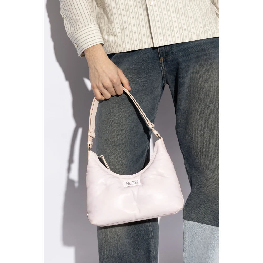Maison Margiela Schoudertas Glam Slam Hobo Klein Pink Dames