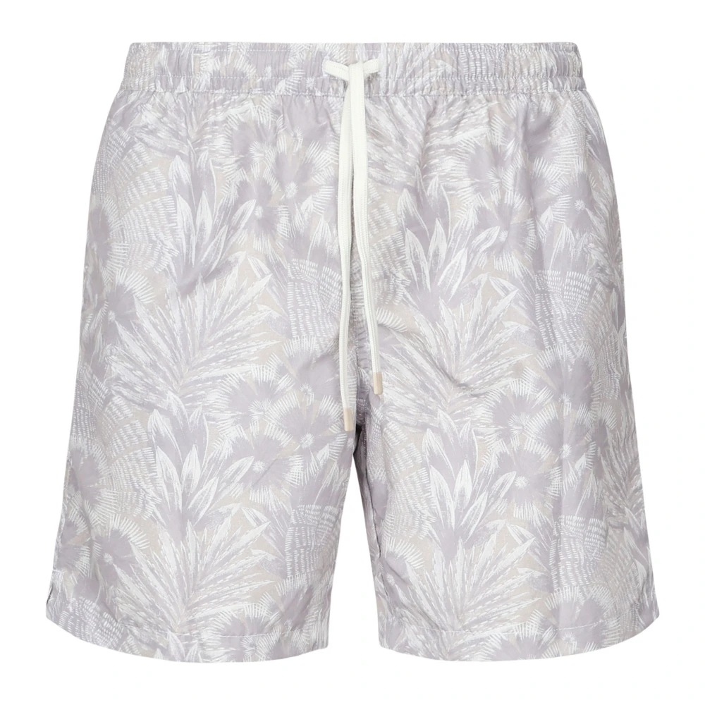 Eleventy Grijze Zee Kleding met Trekkoord Tailleband Gray Heren