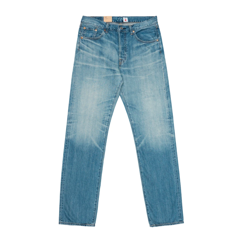 Edwin Japanse Wijde Rechte Pijp Katoenen Jeans Blue Heren