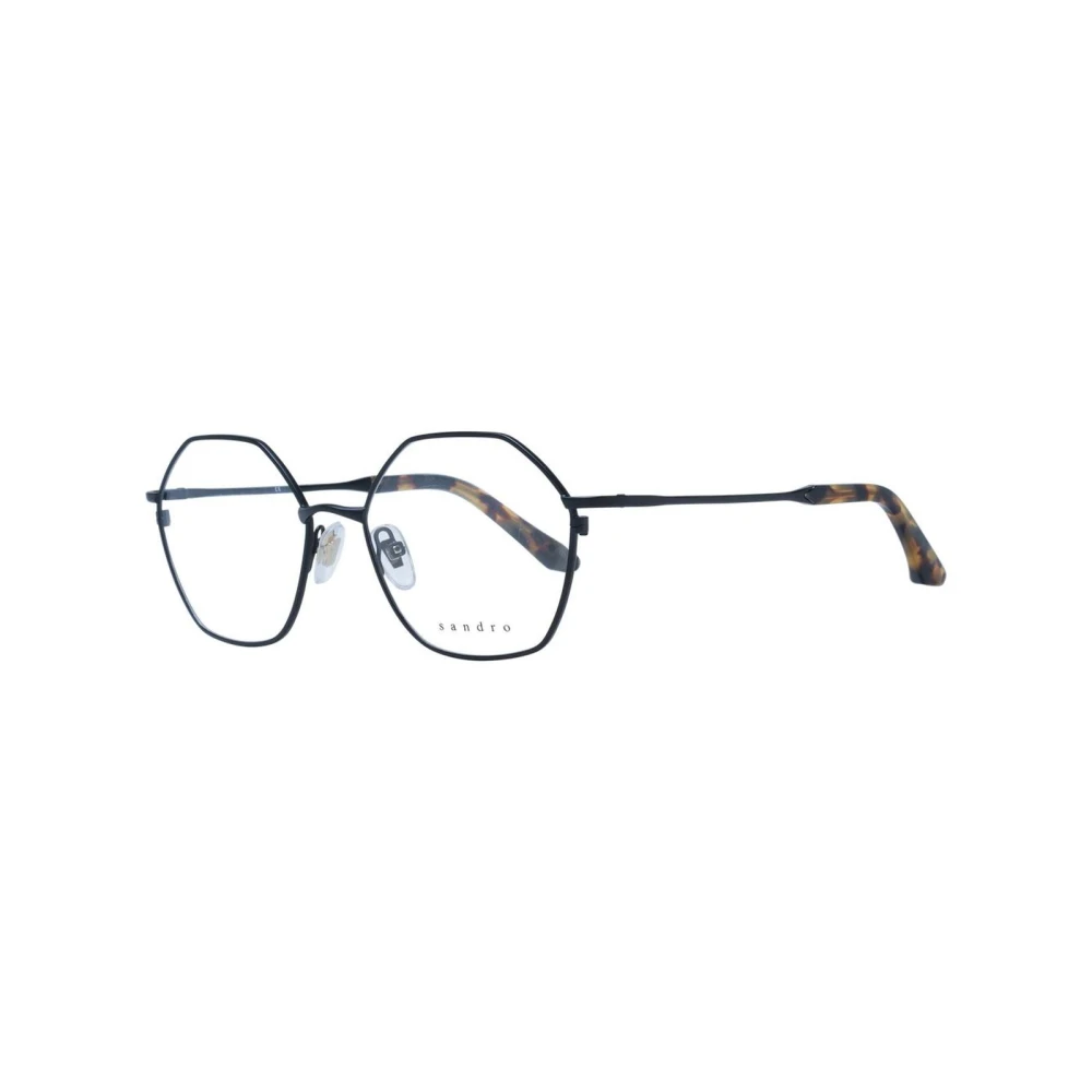 Sandro Women's Black Metal Frame Octagon Glasses - Glasses - One Size - Accessories