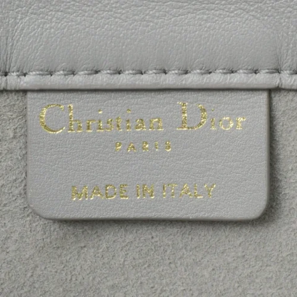 Dior Vintage Pre-owned Leather dior-bags Blue Dames