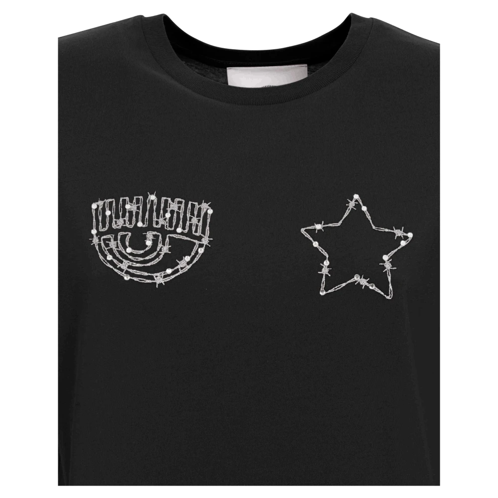 Chiara Ferragni Collection Chiara Ferragni T-shirts en Polos Black Dames