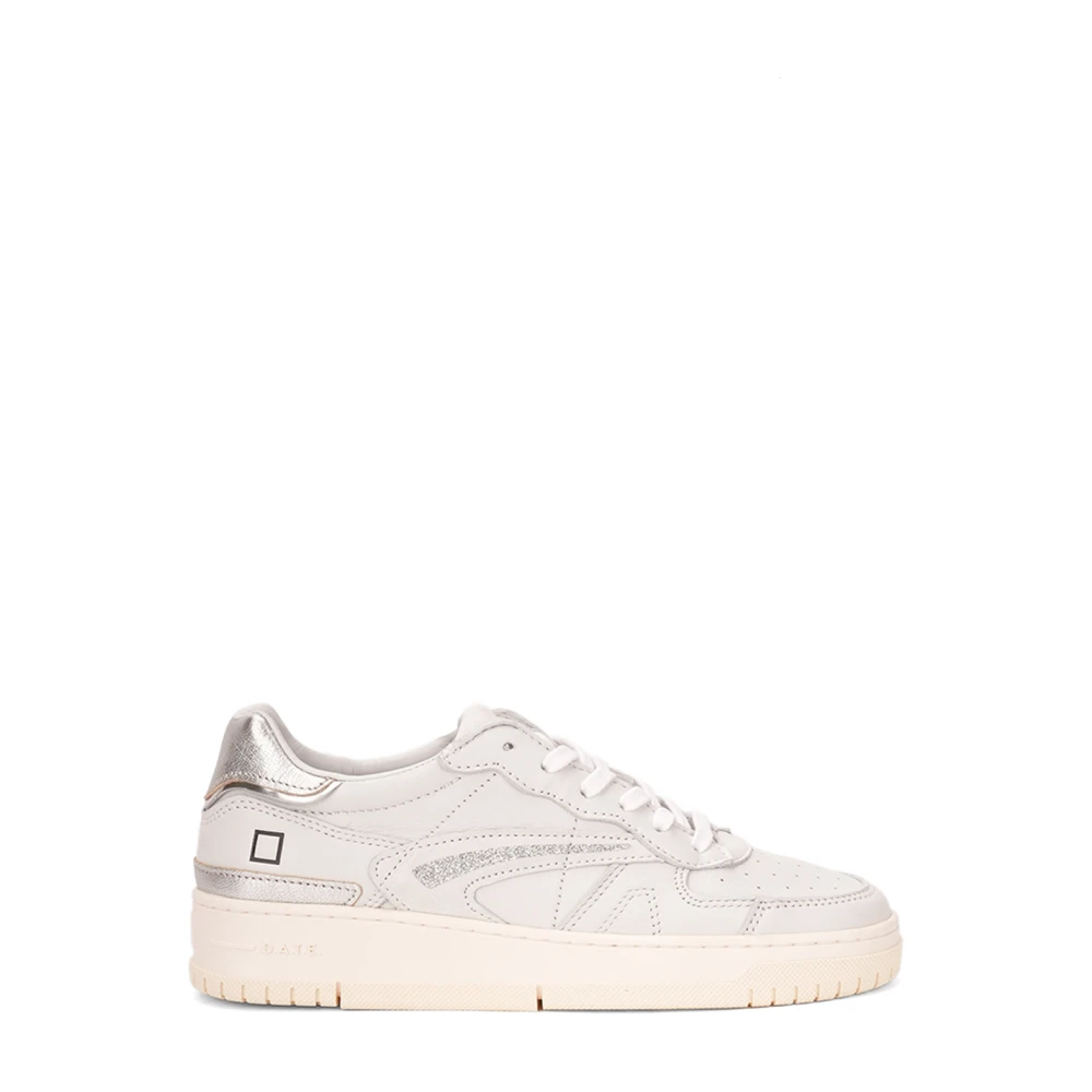 D.a.t.e. Women's White Torneo Pure Shiny - Sneakers - 5 Uk - Shoes